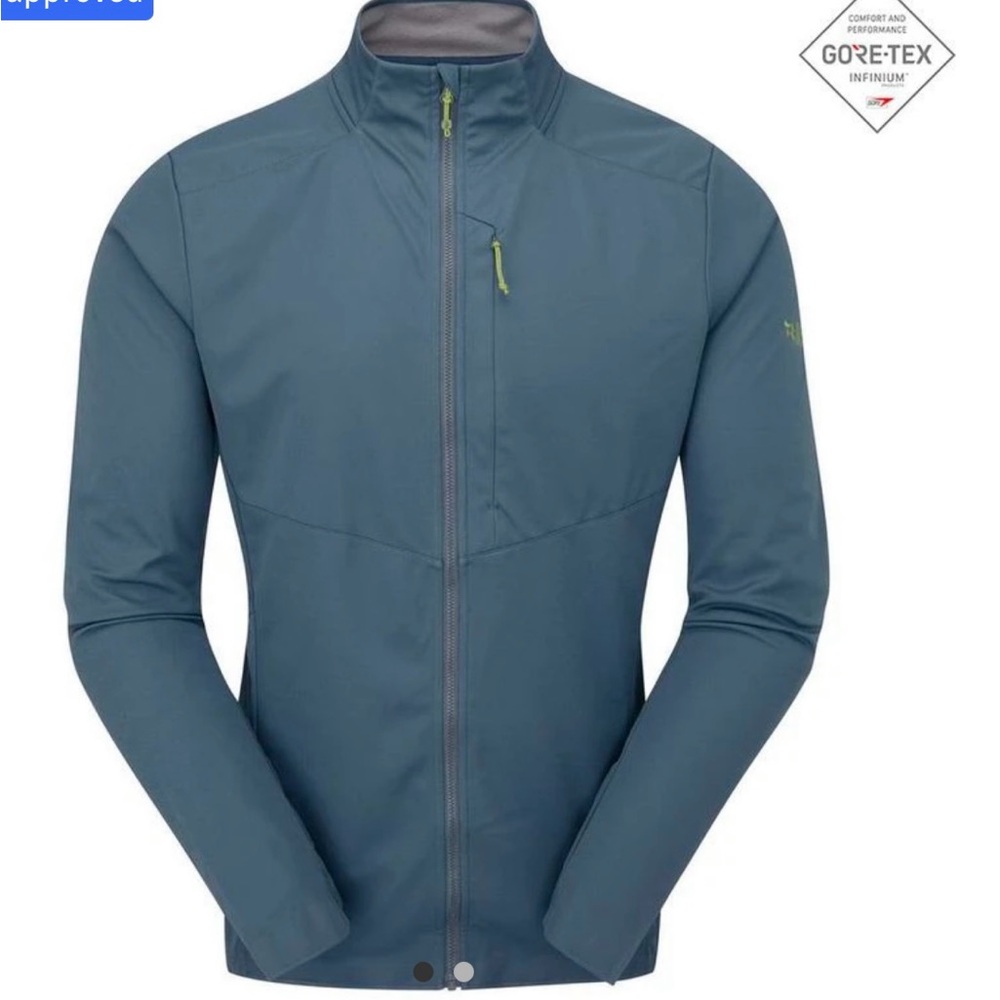 Rab Stormveil Windstopper Jacket Gore-Tex labs Windproof Water-Resistant Medium